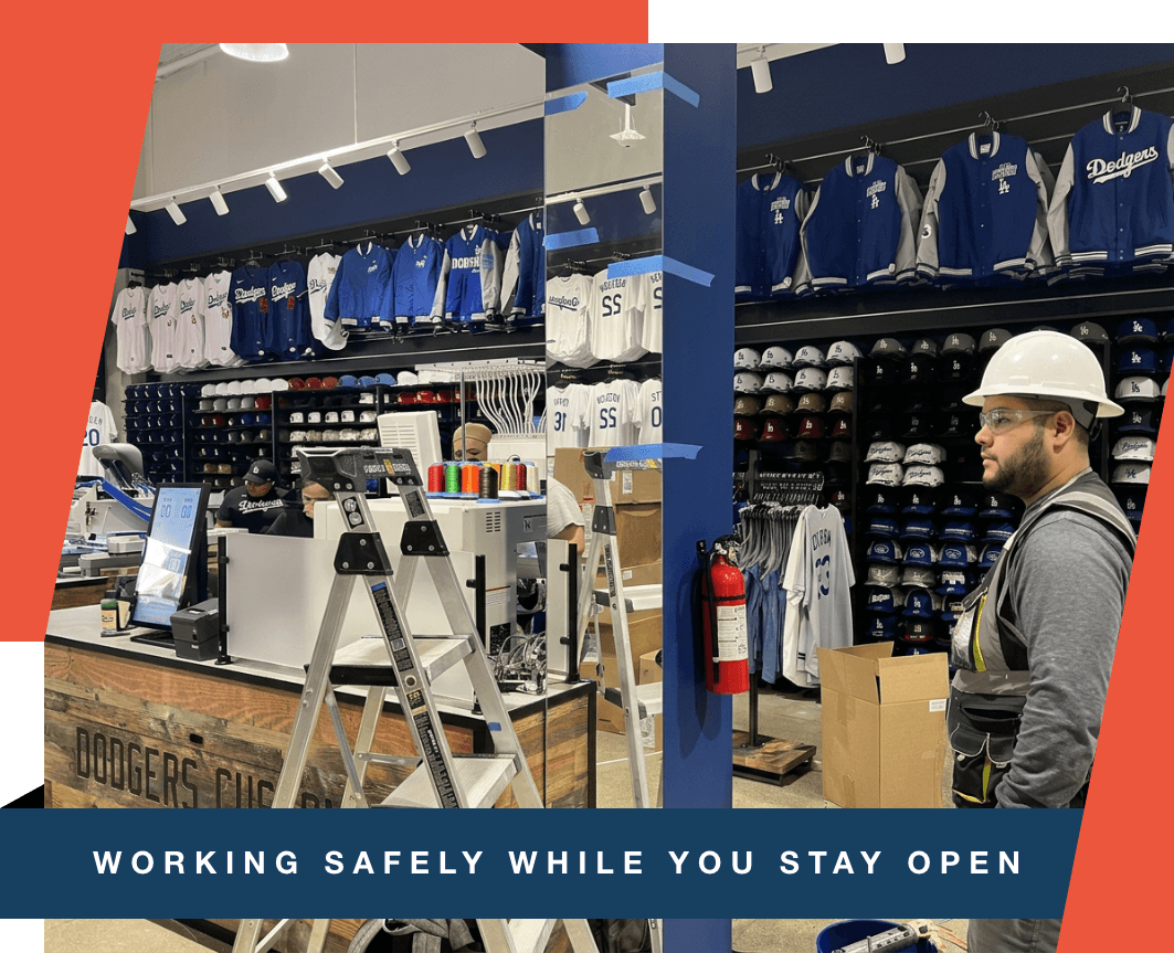 Working safely while you stay open image